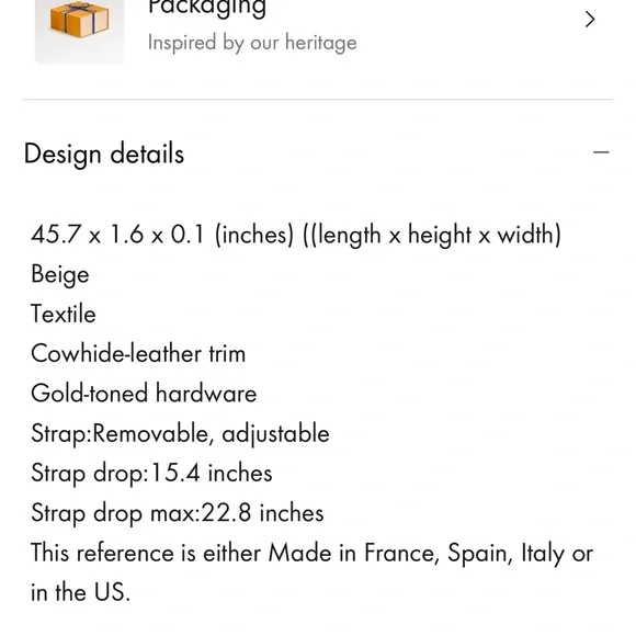 Louis Vuitton Bandouliere Strap for speedy 20. - Picture 11 of 11